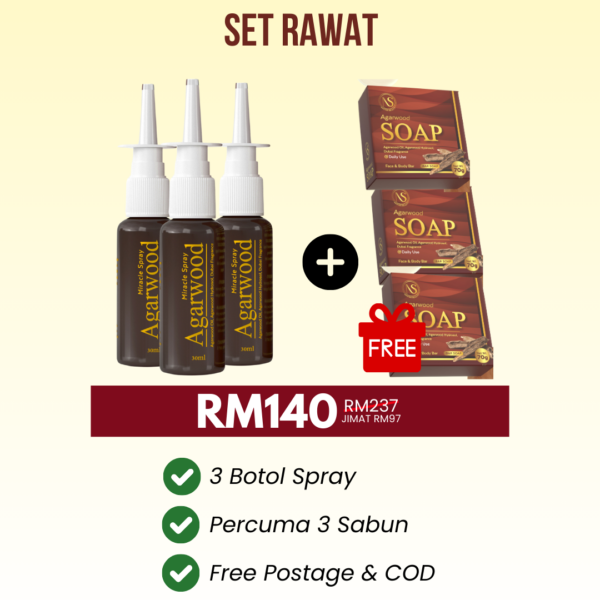 3 BOTOL FREE 3 SABUN RM140